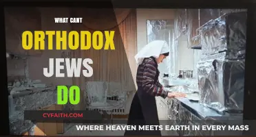 Orthodox Jewish Restrictions: Understanding Prohibited Activities and Lifestyle Limits