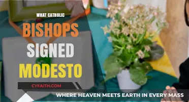 Catholic Bishops' Modesto Signatures: Unveiling the Historic Agreement