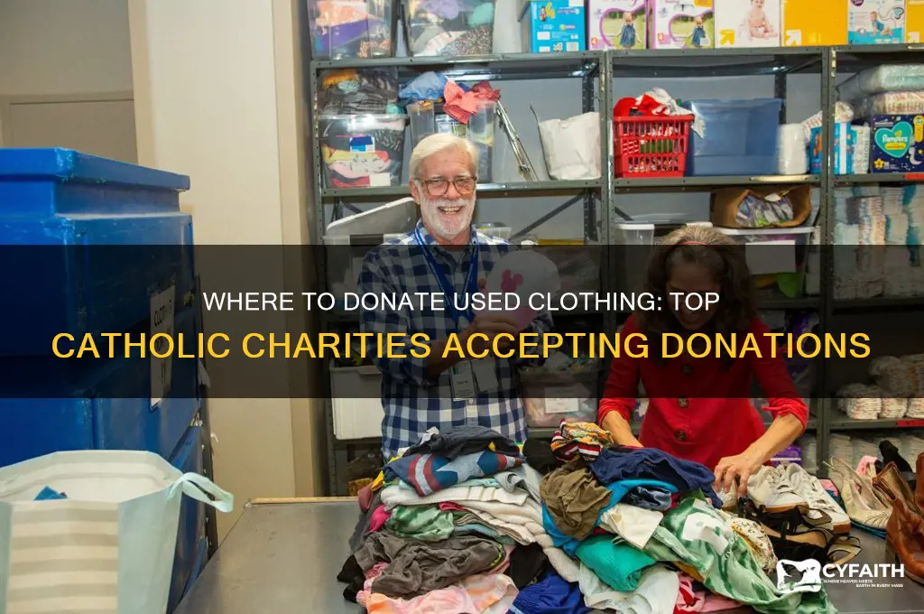 what catholic charity collects used clothing