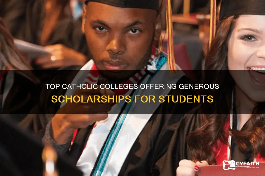 what catholic college offers most scholarship