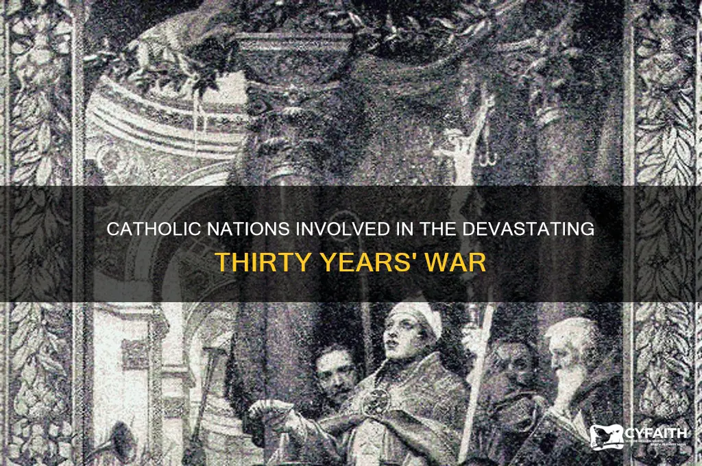 what catholic countries engaged in the thirty years war