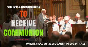 Catholic Denominations Kneeling for Communion: Practices and Traditions Explained