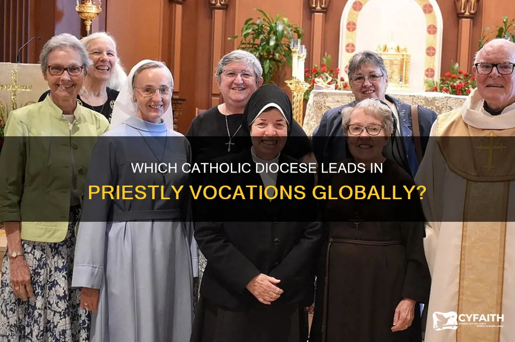 what catholic diocese with most vocations