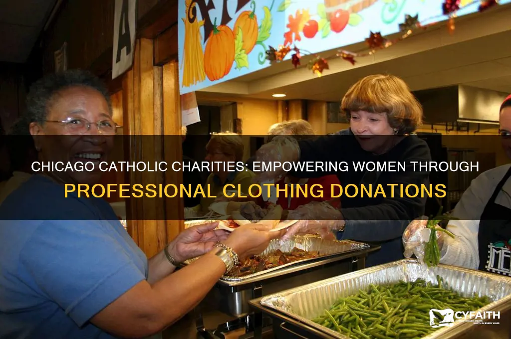 what catholic donations of womens professional clothes in chicago