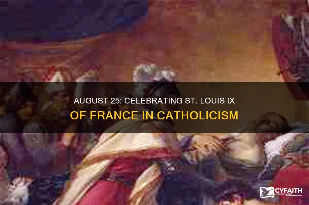 what catholic feast day is august 25