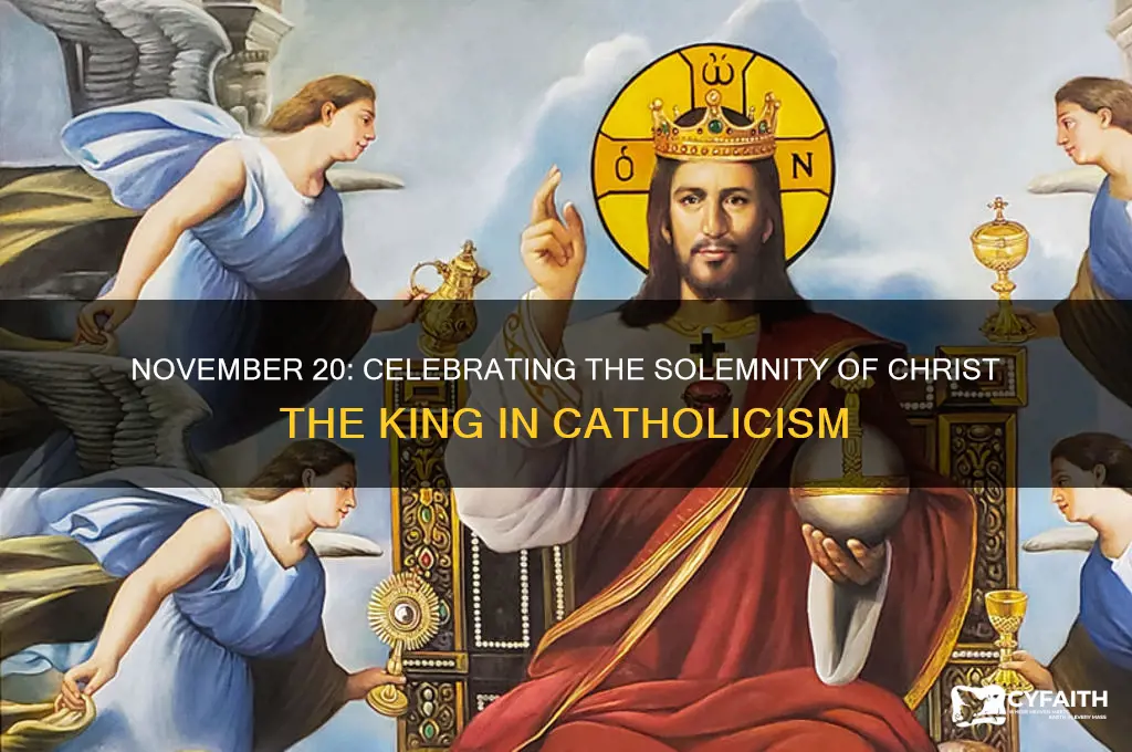 what catholic feast day is november 20