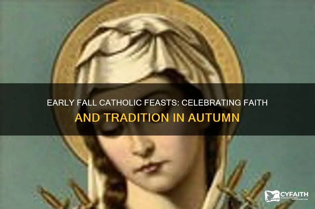 what catholic feast take place in early fall