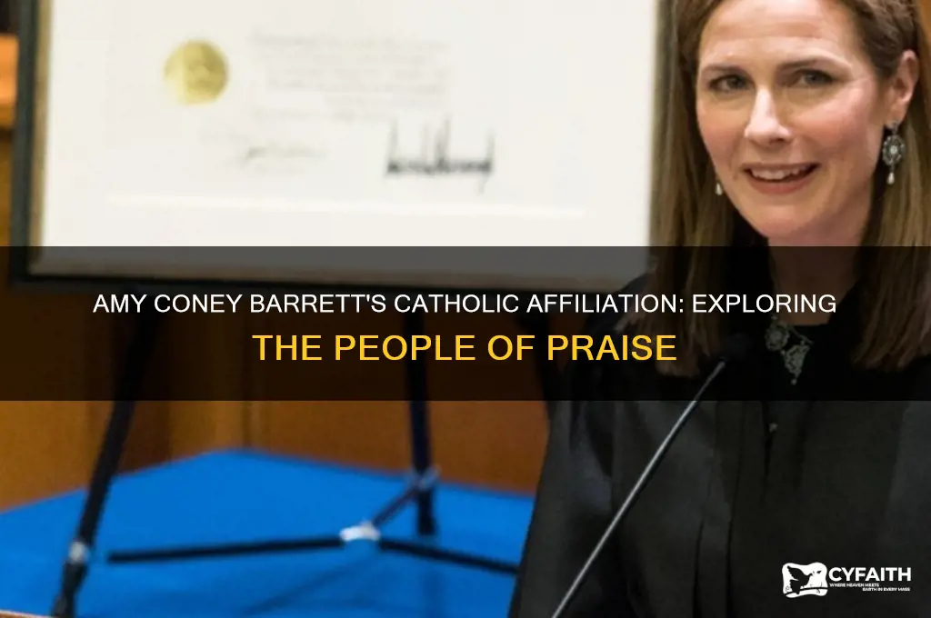 what catholic group does barrett belong to