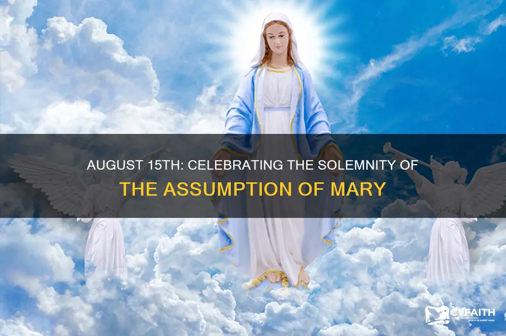 what catholic holiday is august 15th