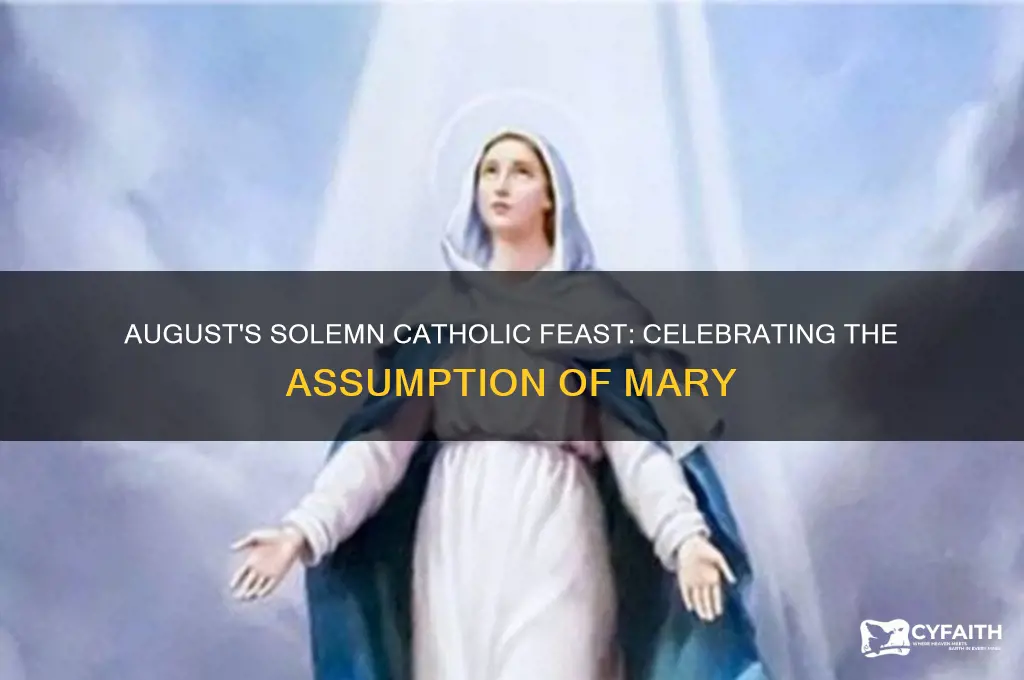 what catholic holiday is in august