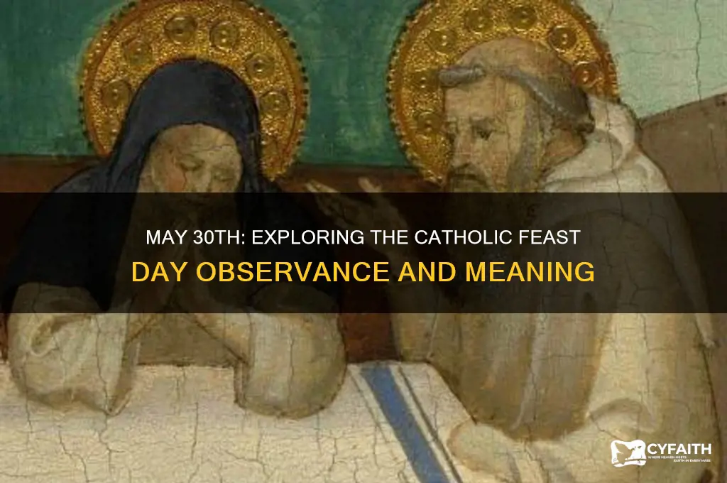 what catholic holiday is may 30th