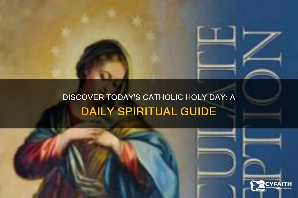 what catholic holy day is it