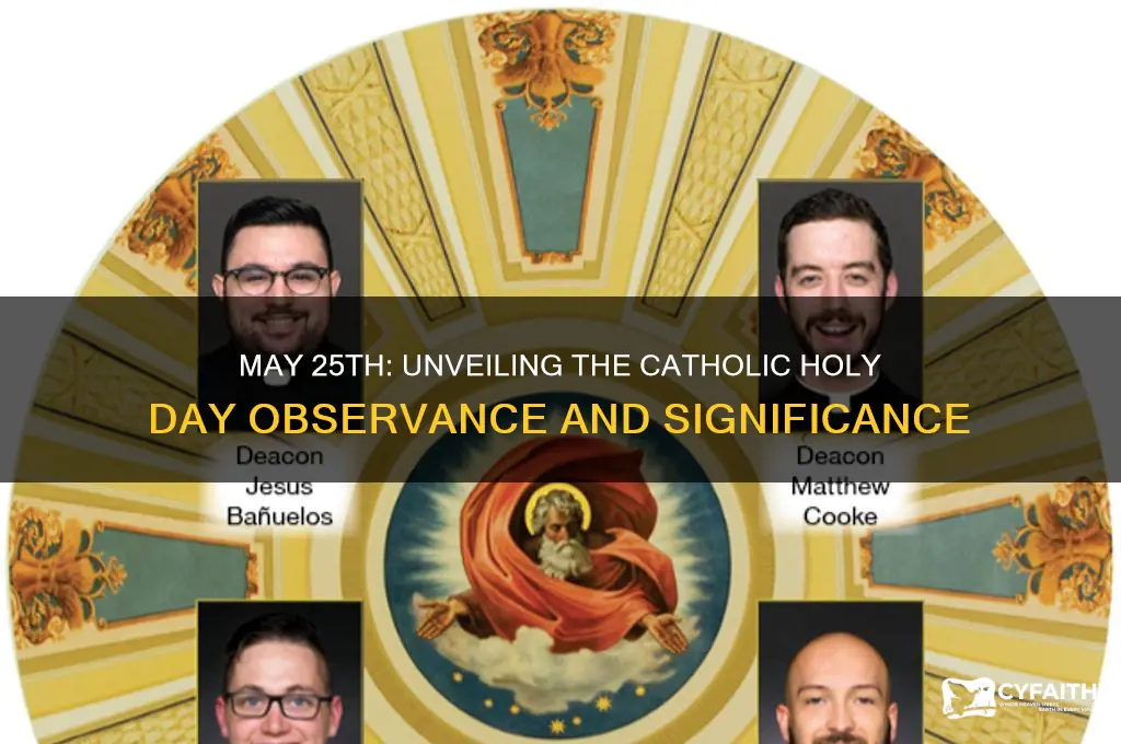 what catholic holy day is may 25th