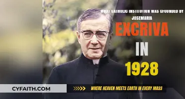 Opus Dei: Josemaria Escriva's 1928 Catholic Institution Founding