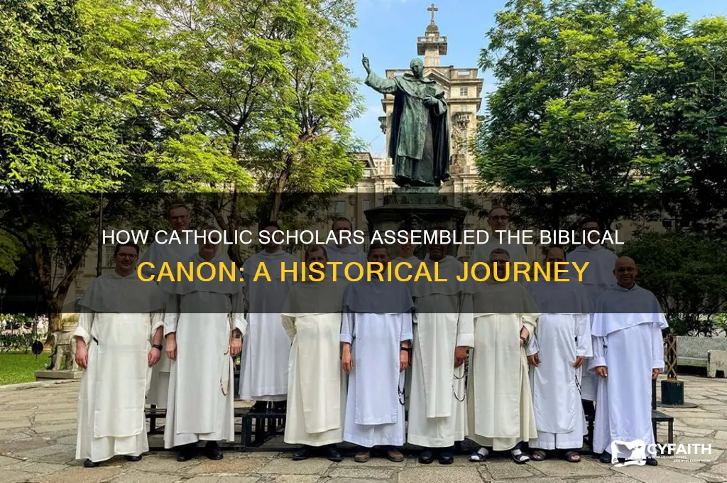what catholic out the canon of scripture together