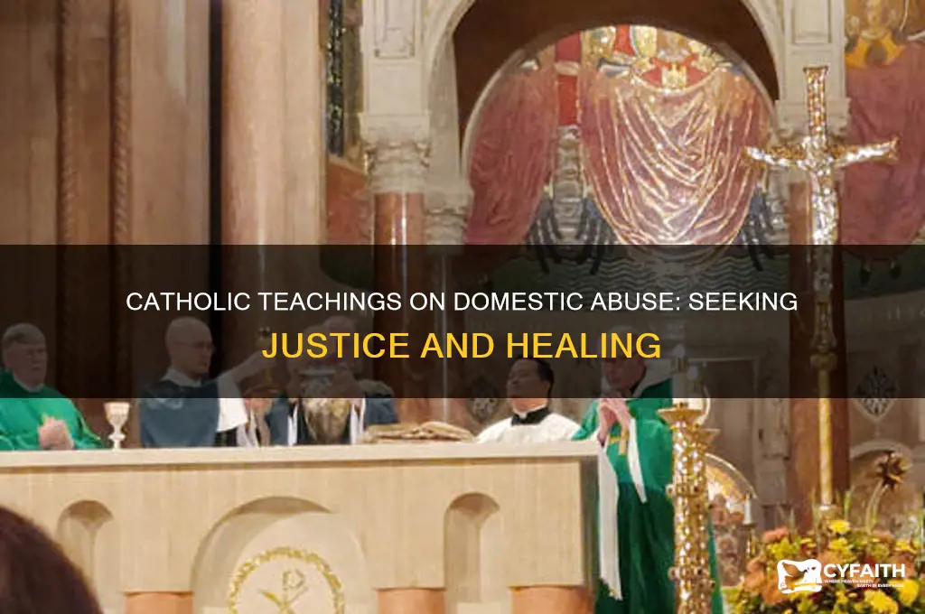 what catholic position on domestic abuse