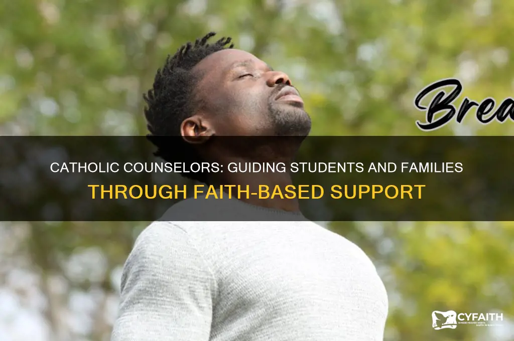 what catholic student and family counselors do