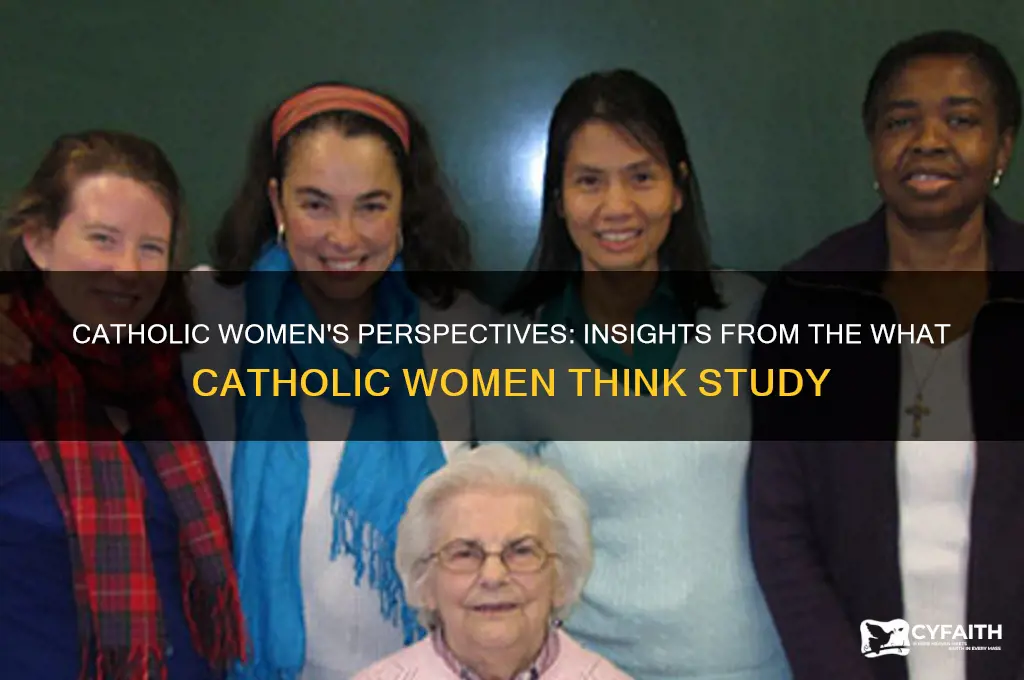 what catholic women think study