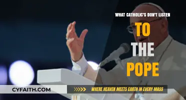 Why Some Catholics Ignore Papal Teachings: Exploring the Divide
