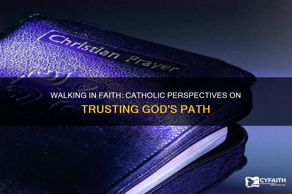 what catholics say about faith along