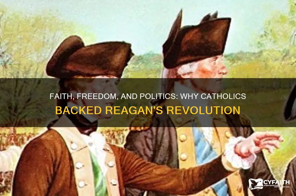 what caused many catholics to support reagan