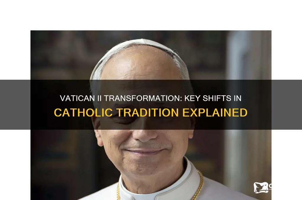 what changed in vatican 2 catholic