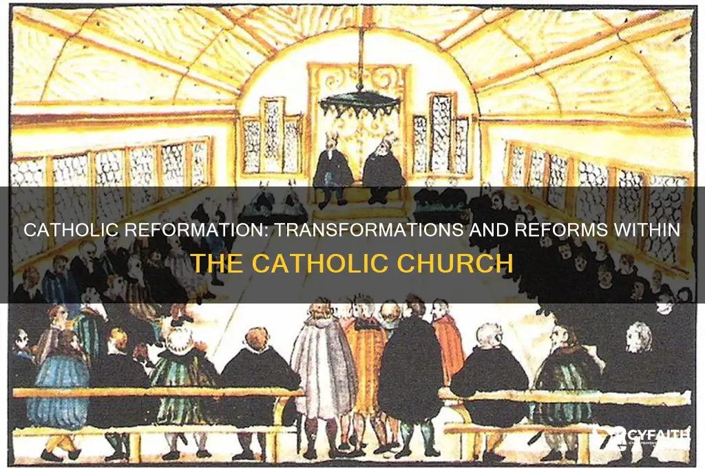 what changed within the catholic during the catholuc reformation