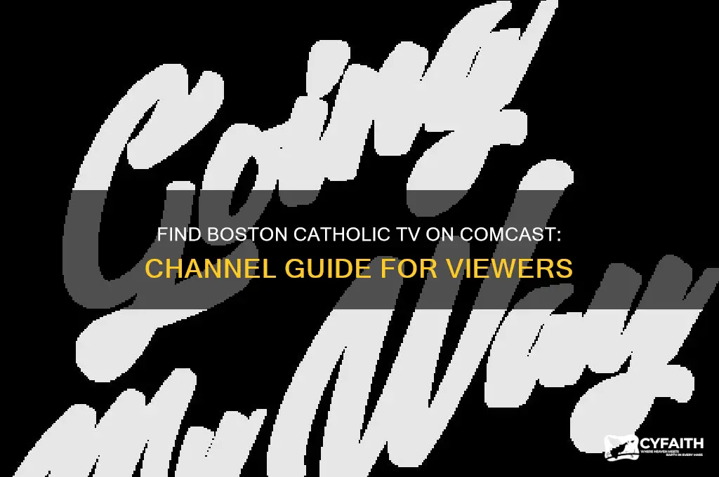 what channel is boston catholic tv on comcast