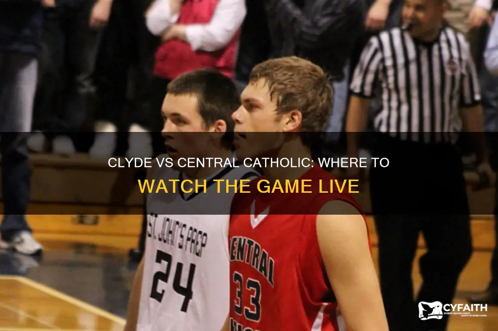what channel will the clyde vs central catholic