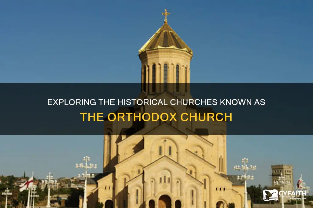 what churches were known as the orthodox church
