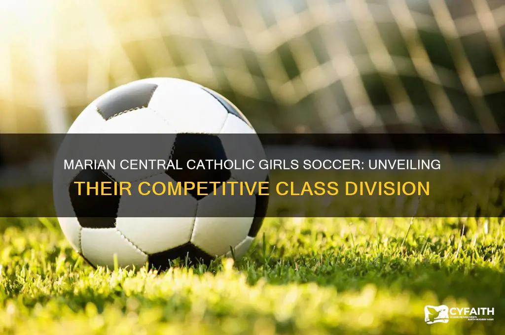 what class is marian central catholic girls soccer
