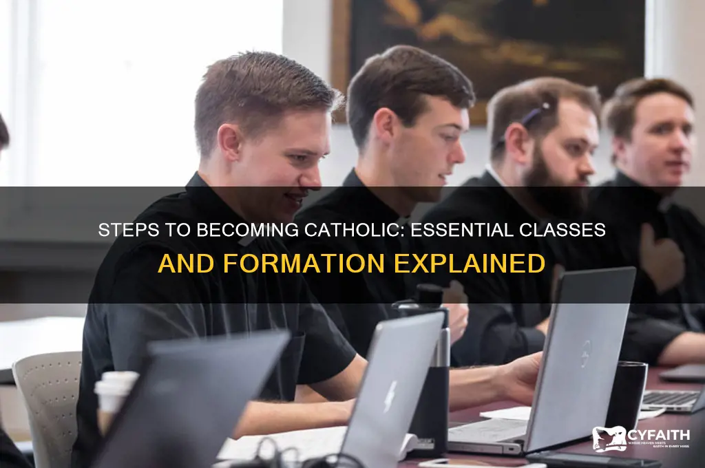 what classes do you take to become catholic
