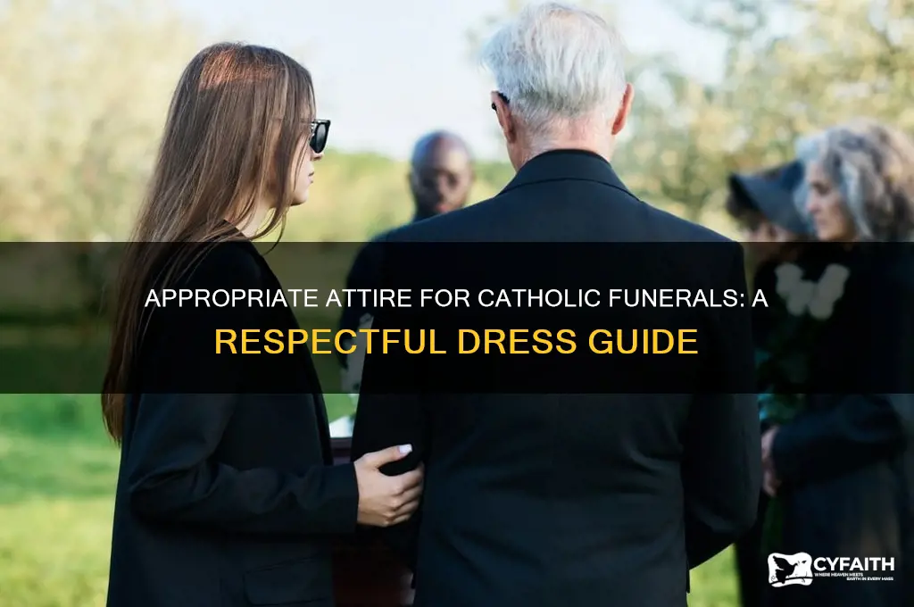 what clothes are appropriate for a catholic funeral