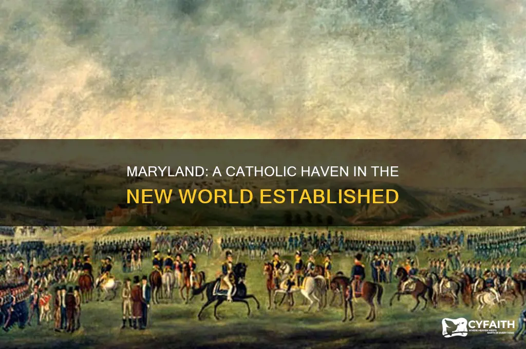 what colonie established a safeplace for catholics
