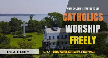 Colonies Embracing Religious Freedom: Where Catholics Worshipped Without Restrictions