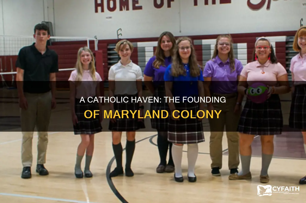 what colony wa founded as a refuge for catholics