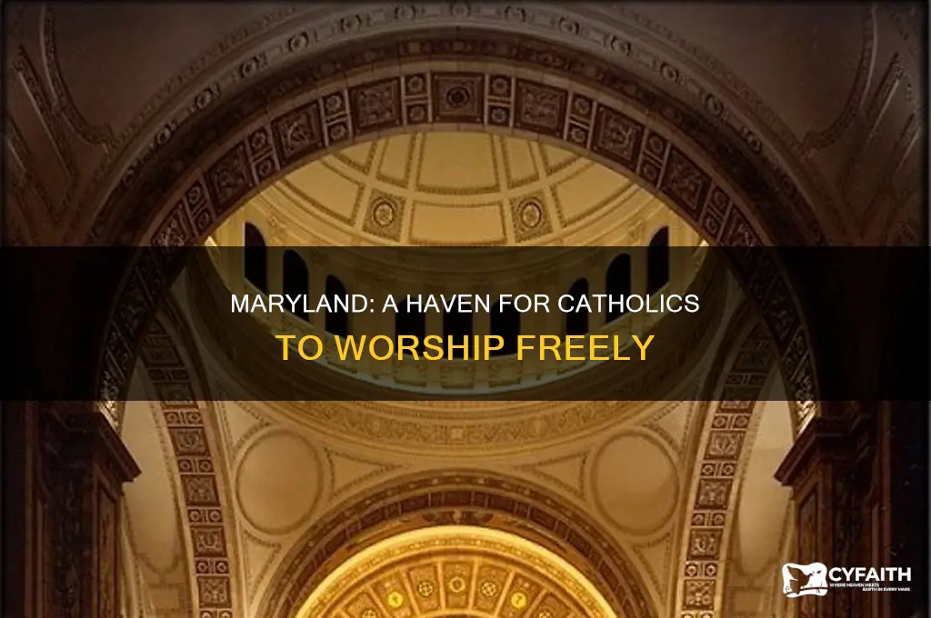 what colony was created so that catholics could worship freely