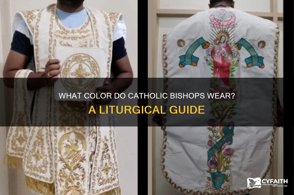 what color do catholic bishops wear