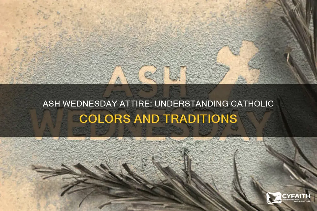 what color do catholics wear on ash wednesday