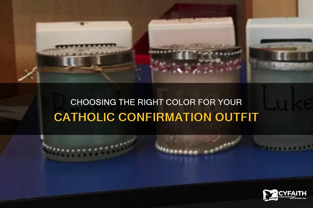 what color do you wear for catholic confirmation