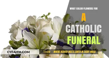 Choosing the Right Color Flowers for a Catholic Funeral