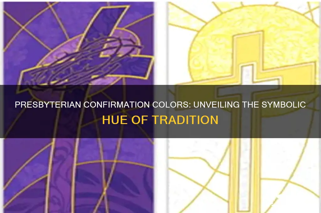 what color is associated with presbyterian confirmation