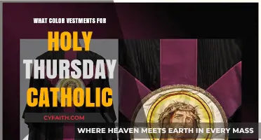 Holy Thursday Vestment Colors: Understanding Catholic Liturgical Traditions