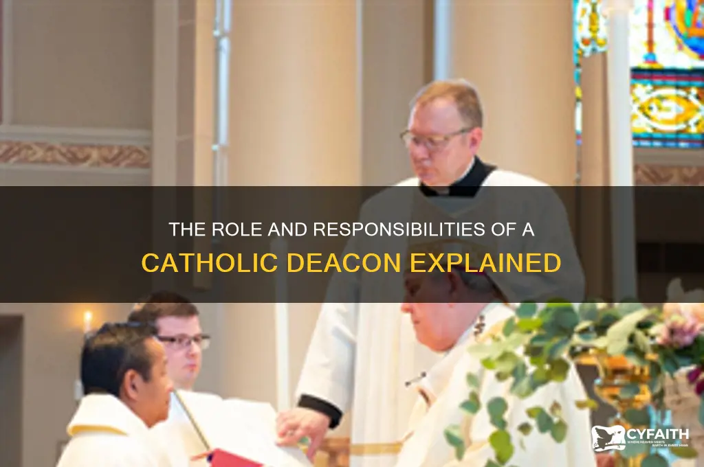 what comes with being a catholic deacon