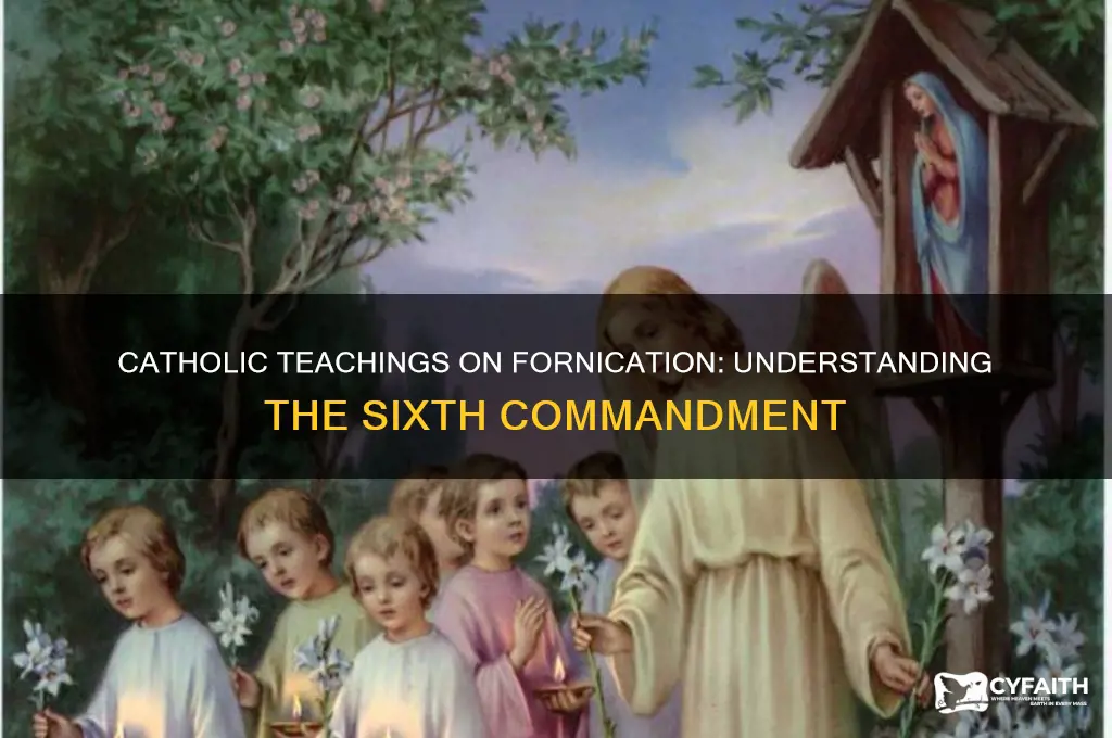 what commandment is fornication catholic
