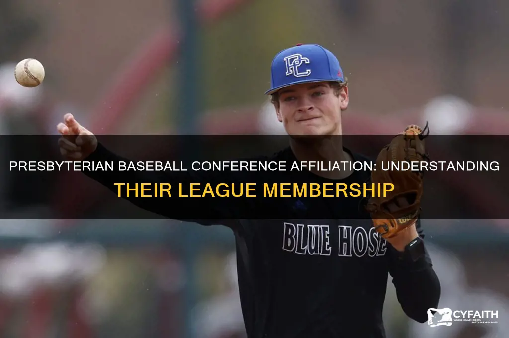 what conference is presbyterian baseball