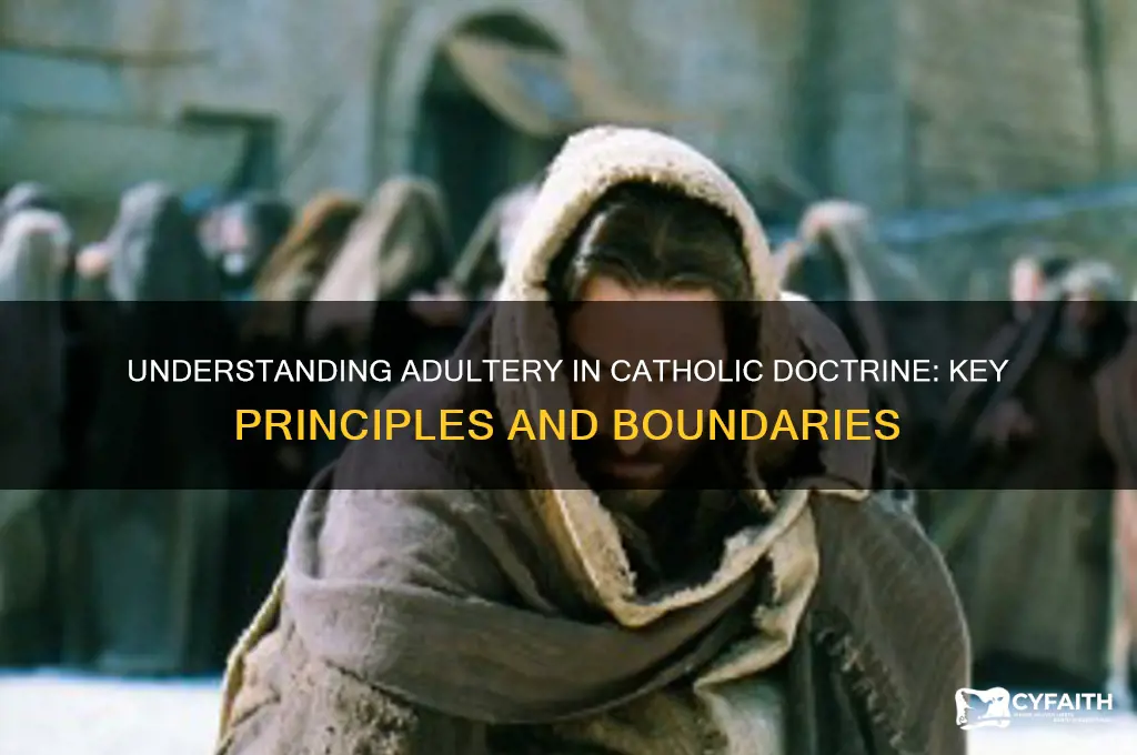 what constitutes adultery catholic