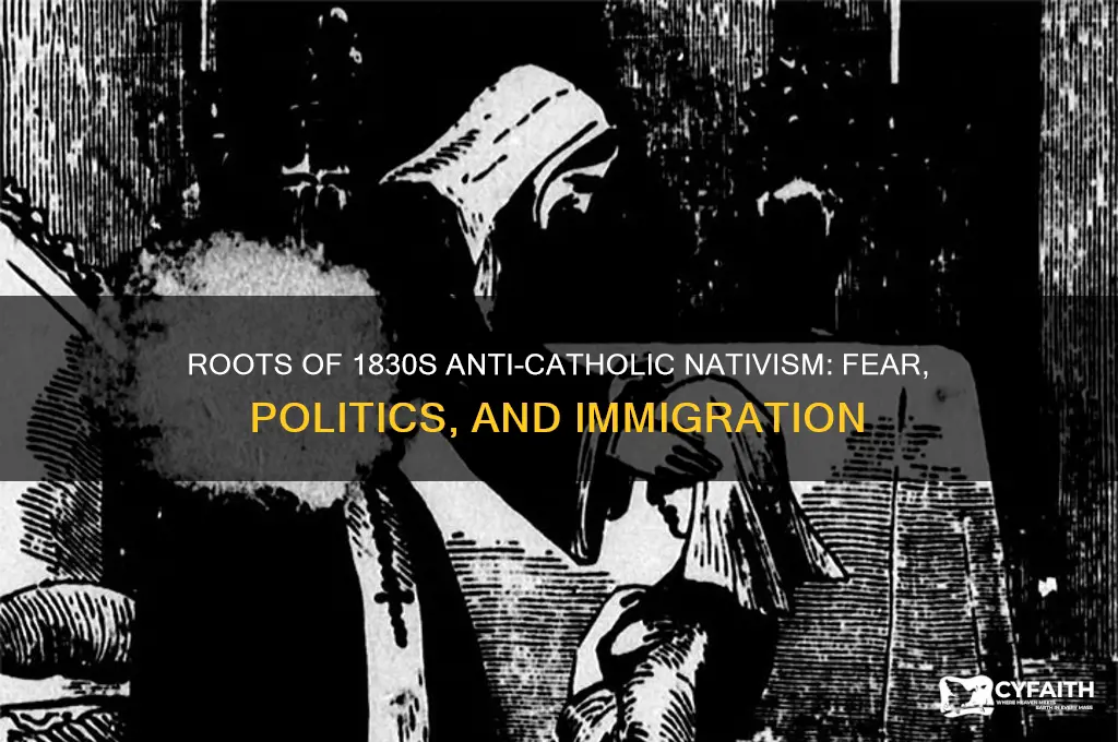 what contributed to anti-catholic nativism in the 1830s