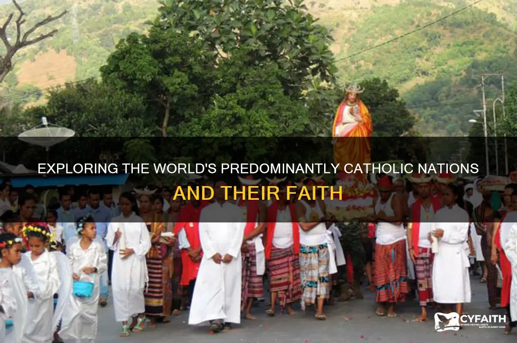 what countries are majority catholic