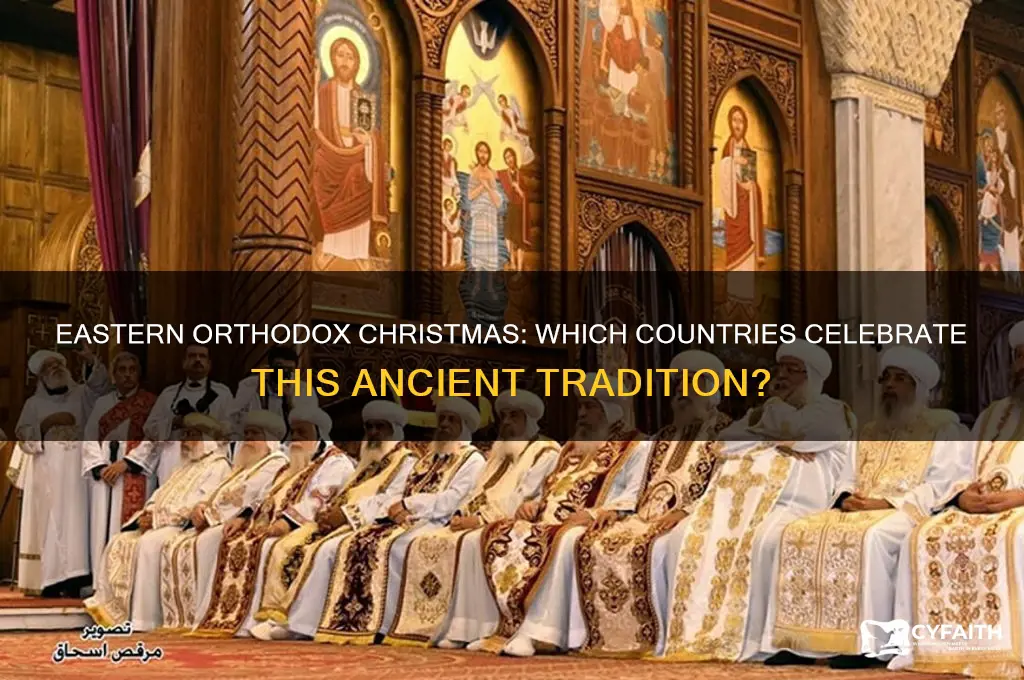 what countries celebrate eastern orthodox christmas